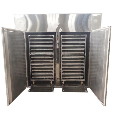 9-15KW de Chemische Machine van het het Fruitdehydratatietoestel van Hete Luchttray dryer 304SS Industriële
