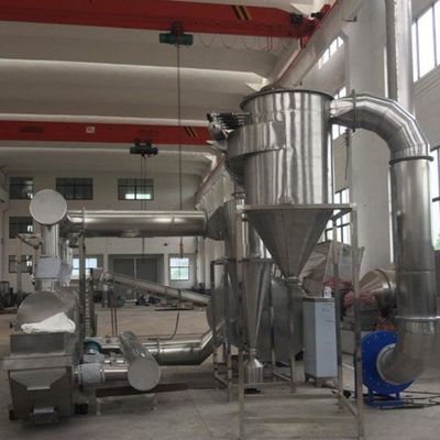 Kwaliteit  Herbal Medicine Vibratory Fluidized Bed Dryer Lotus Root Powder Yeast Dryer Machine fabriek