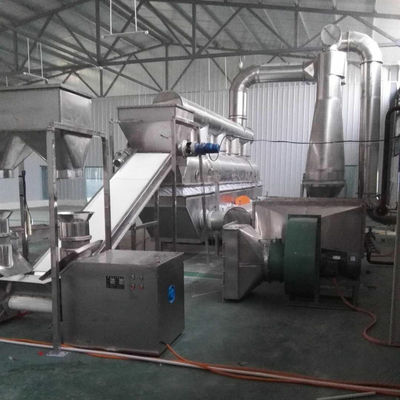 150-180kg/H vloeibaar gemaakt - de Meststoffen Drogende Machine van de bed Drogende Machine 2.2*2KW