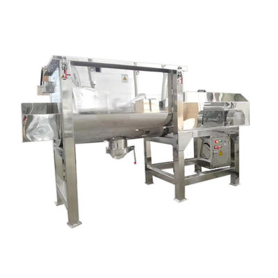 5.5kw 500L Spice Spice Powder Pigment Powder Commerciële Double Paddle Horizontale Ribbon Mixer