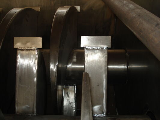 Horizontale Sludge Holle Blad Paddle Droger Energiebesparing