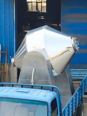 Aangepaste dubbele kegelvacuümdroger Energie - besparing nauwkeurige temperatuurregeling