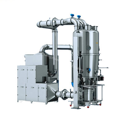 SUS304 Fluid Bed Granulator Industriële droogmachine Hoog efficiënt voor chemische verwerking