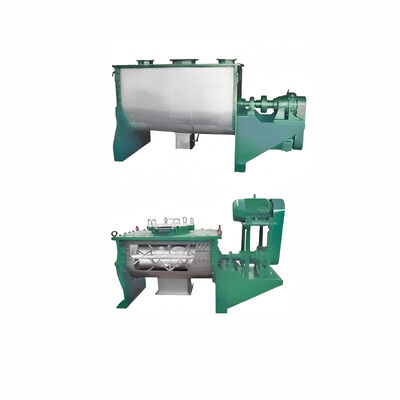 Compact 100L Horizontale Lintmenger Machine Roestvrij Staal 30-50kg Batch Poederblender
