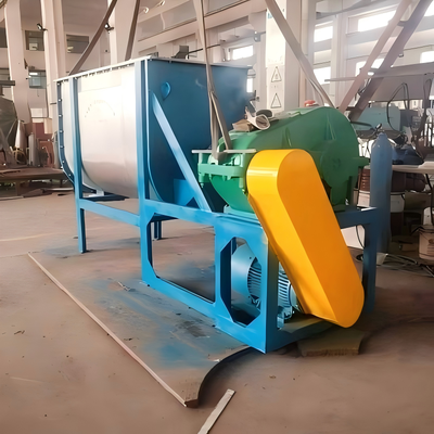 Zware Industriële Horizontale Lintmixer Roestvrij Staal 6000L 2400-3600kg Batch Blender