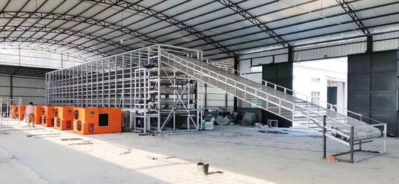 Grote Drogere Hete de Luchtcirculatie Industriële Drogende Machine van de Capaciteits Ononderbroken Riem