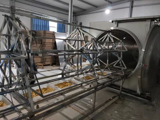 380V PLC HMI Drogende Machine van de Microgolf de Vacuüm Drogere 48KW Lage Temperatuur