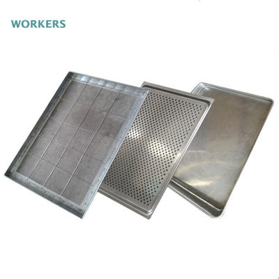 140C zilveren Hete Lucht die Tray Drying Oven 3-5kW/H Elektrisch Tray Dryer doorgeven