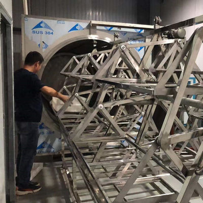 24KW de commerciële Oven van het de Mangodehydratatietoestel van de Microgolf Vacuüm Drogere Ananas