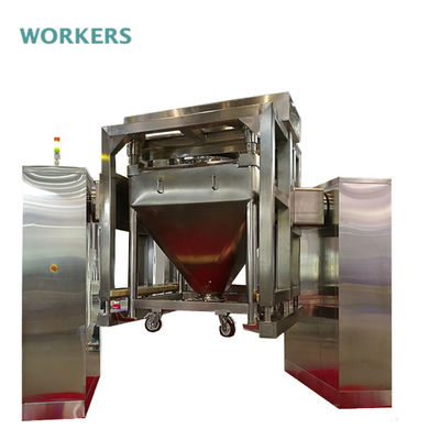 Enige van de de Kegelibc Bak van de Wapenlift Vierkante de Mixer Farmaceutische Industriële Chemische Mixer