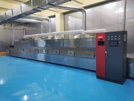 van de het Poedermicrogolf van 48-60kg/H Kava de Tunnel Oven Industrial Drying Machine